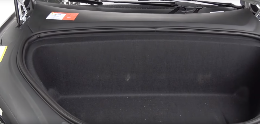 Tesla model X  передний багажник