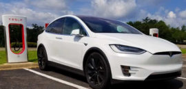 Tesla Model X, отличное путешествие и быстрая зарядка Supercharger.