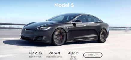 Tesla Model S получила официальный EPA пробег 650 километра.